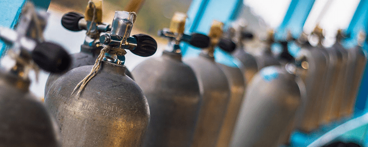Газовые баллоны в Молодежной